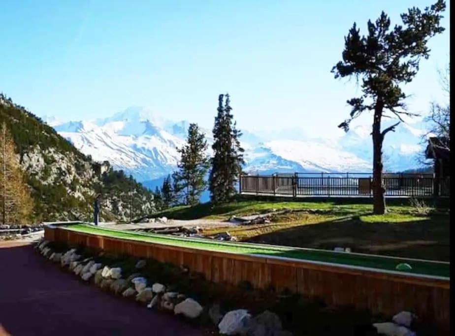 Appartement Style Chalet 5* Vue Mont-Blanc - Arc 1950 Les Arcs  Esterno foto