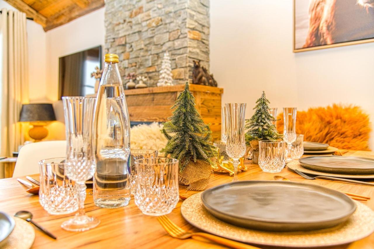Appartement Style Chalet 5* Vue Mont-Blanc - Arc 1950 Les Arcs  Esterno foto