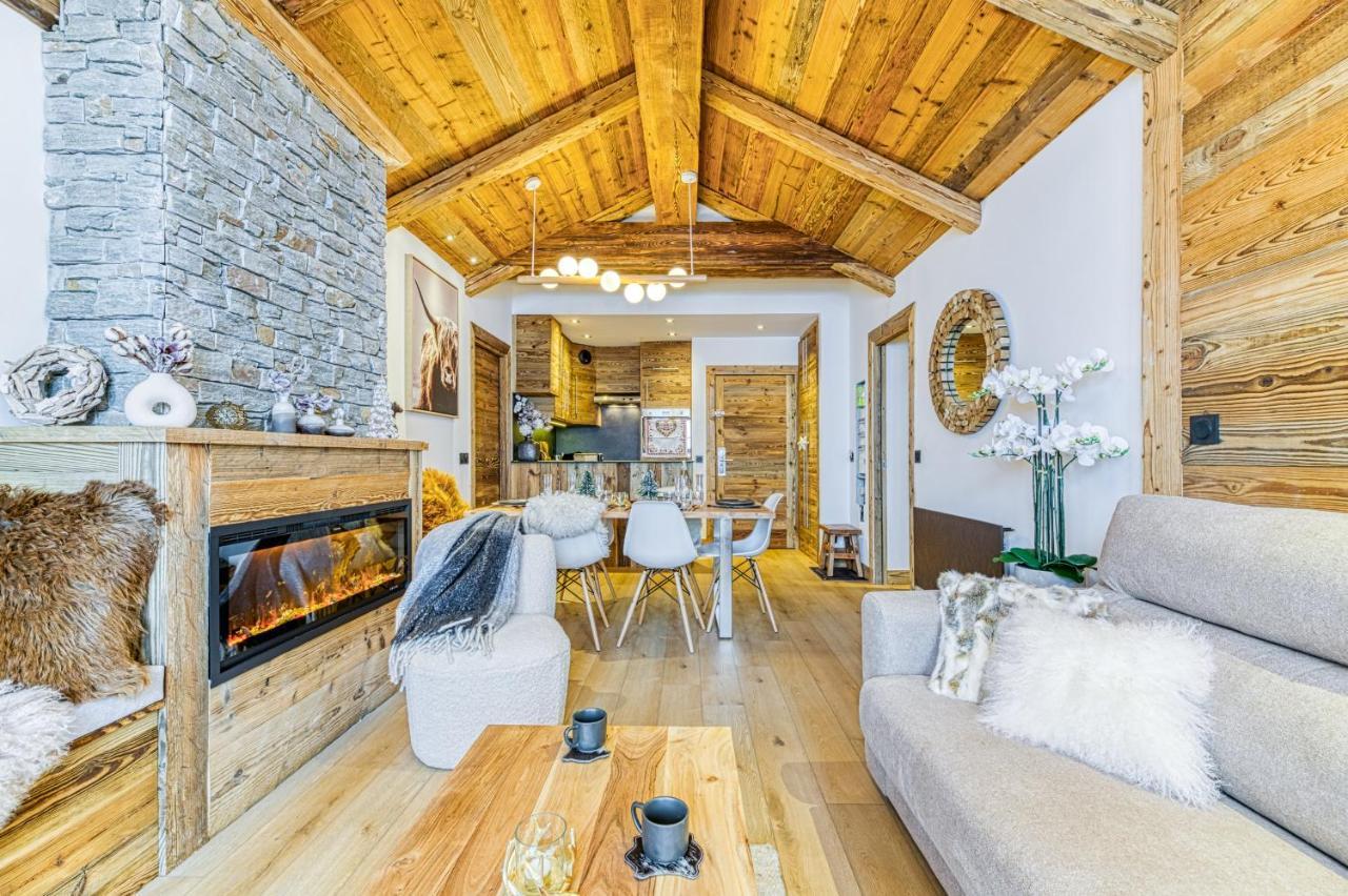 Appartement Style Chalet 5* Vue Mont-Blanc - Arc 1950 Les Arcs  Esterno foto