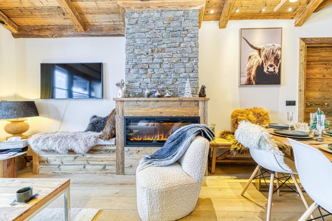 Appartement Style Chalet 5* Vue Mont-Blanc - Arc 1950 Les Arcs  Esterno foto